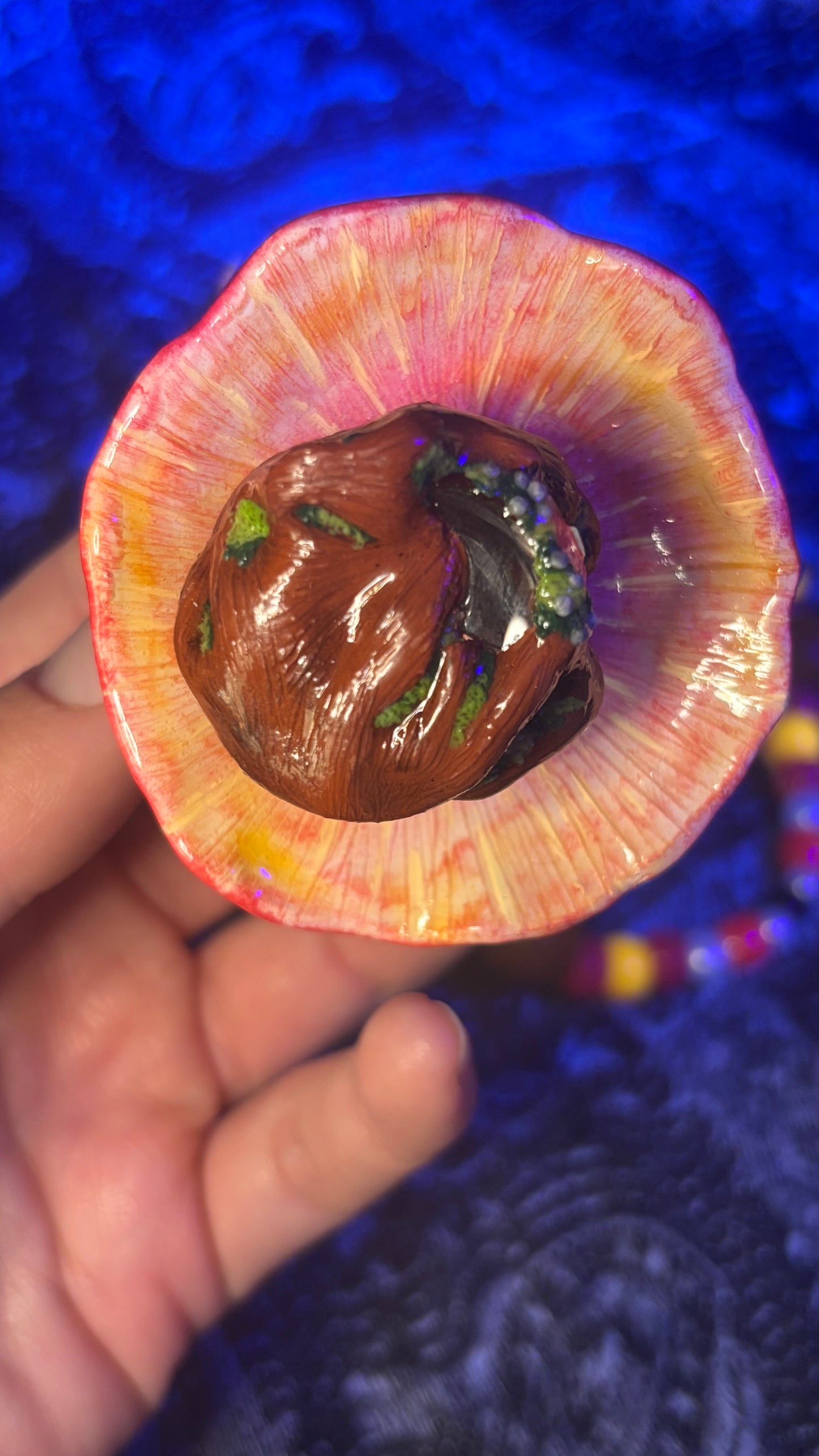 Strawberry Pixie Portal Stash Jar Necklace