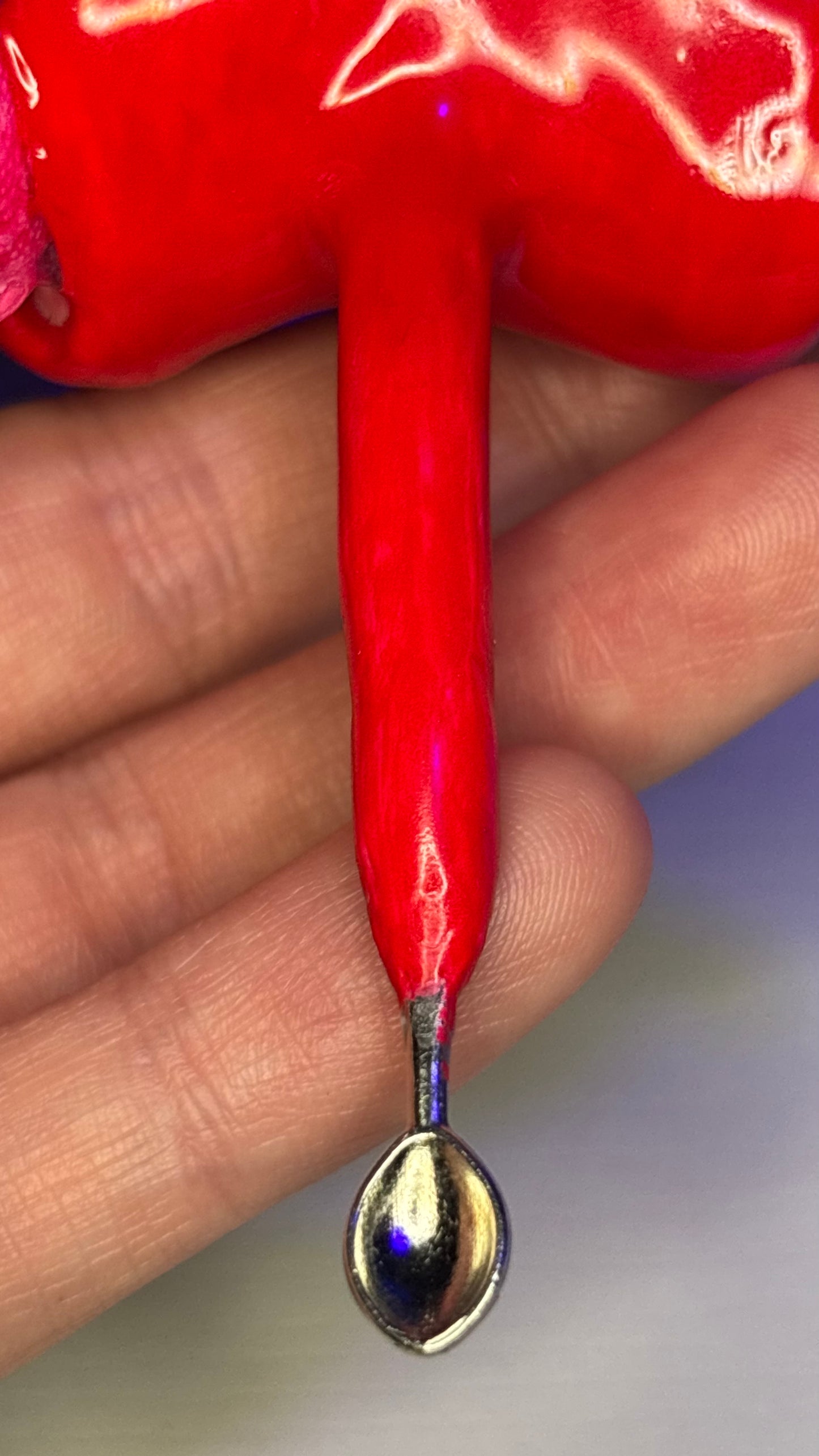 Red Cyclops Mini Spoon Keychain 🥄