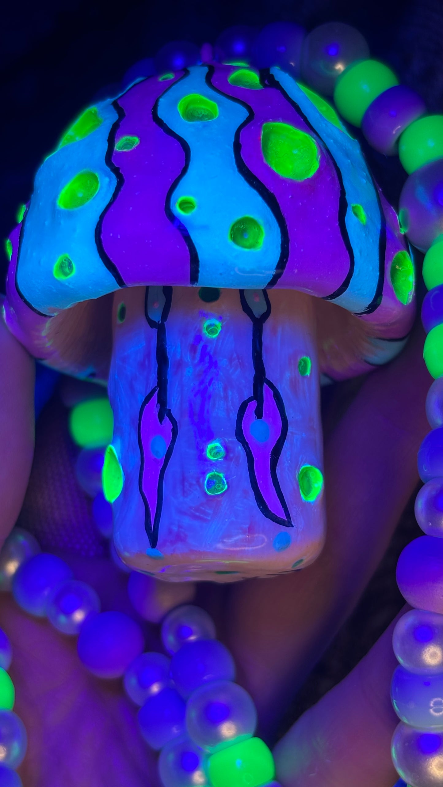 Experimental Shroomie Stash Jar Necklace #3