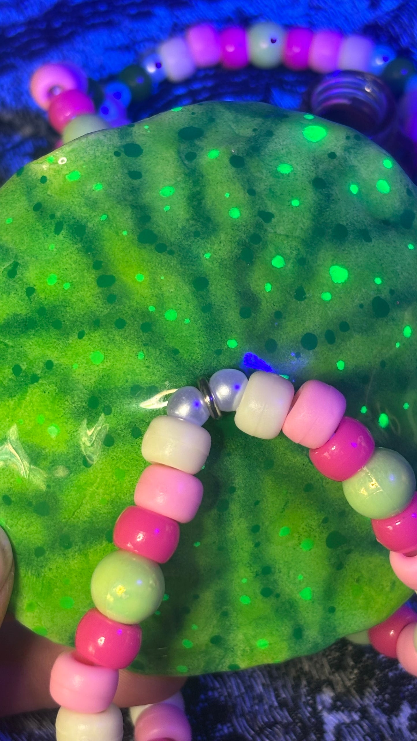 Watermelon Pixie Portal Stash Jar Necklace