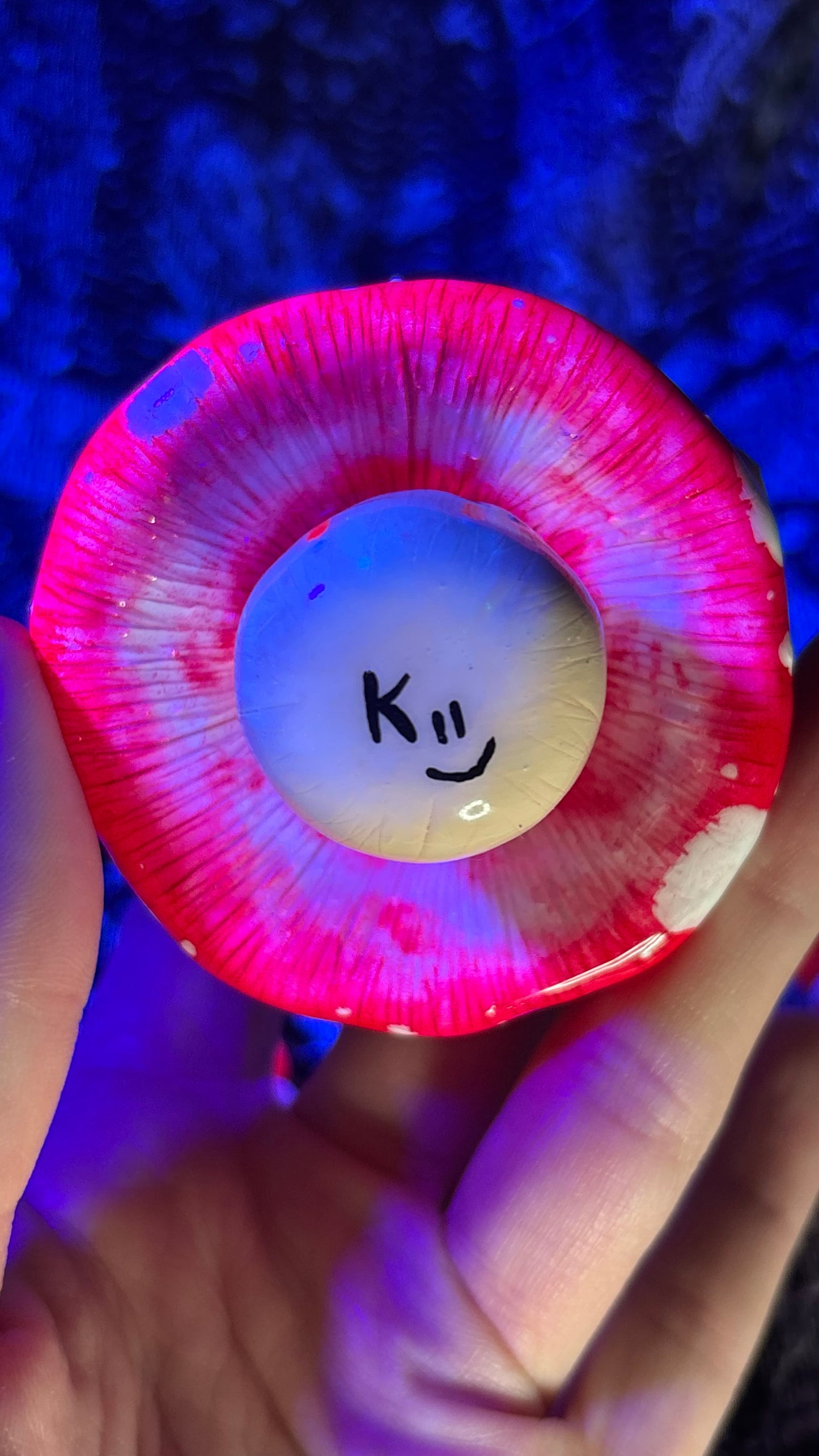 Red Shroomie Stash Jar Necklace