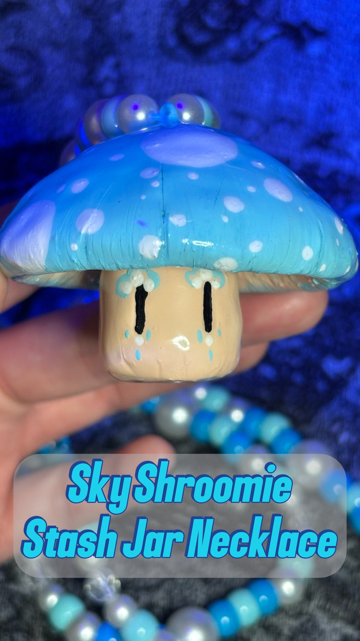 Classic Shroomie Stash Jar Necklaces! (Pick Your Color!!)(New Colors Added!)