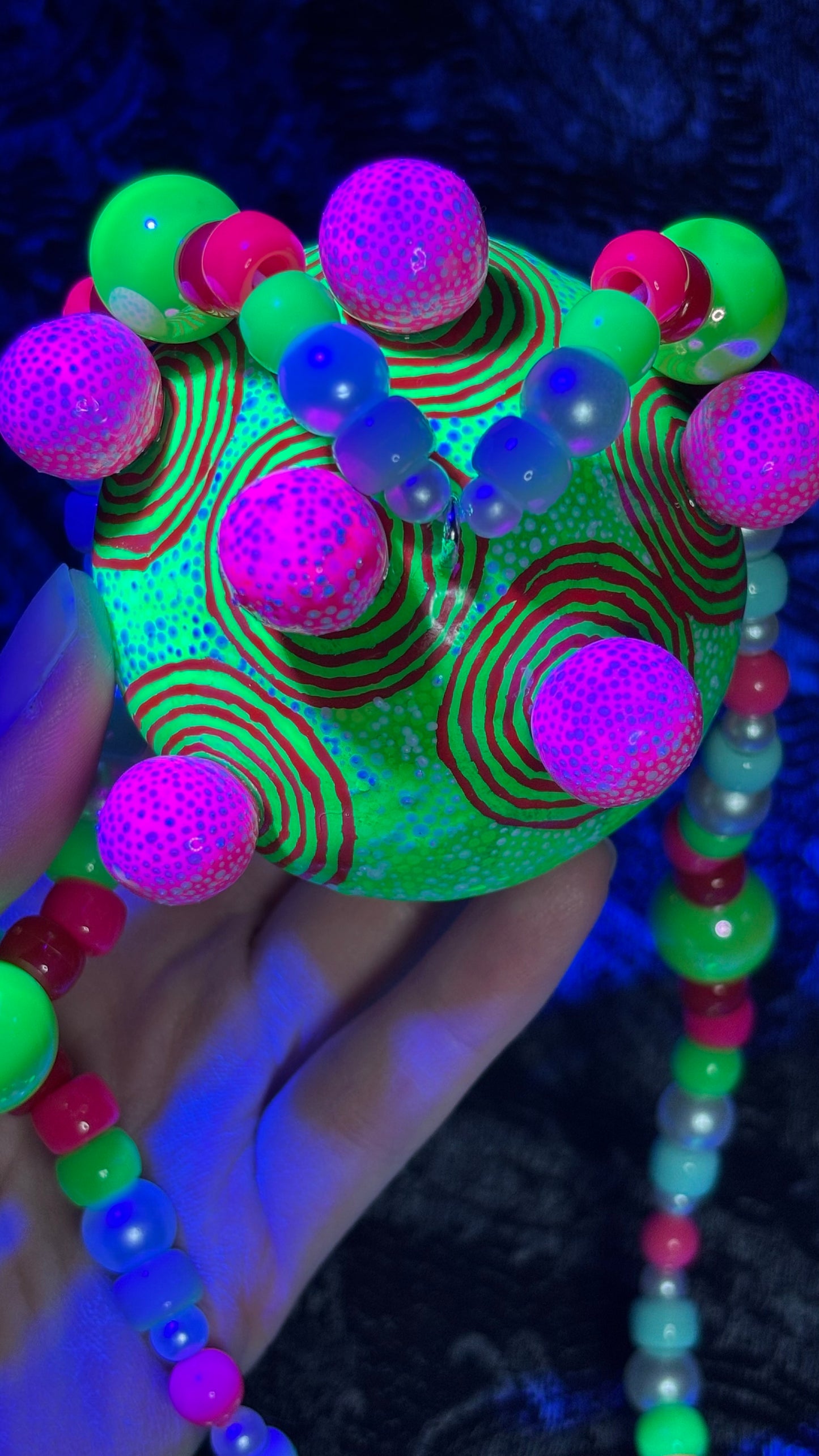 Sabi The Clown Shroomie Stash Jar Necklace