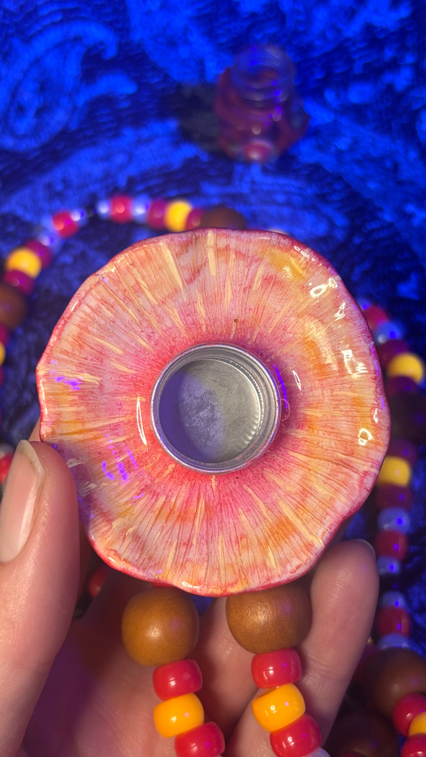 Strawberry Pixie Portal Stash Jar Necklace