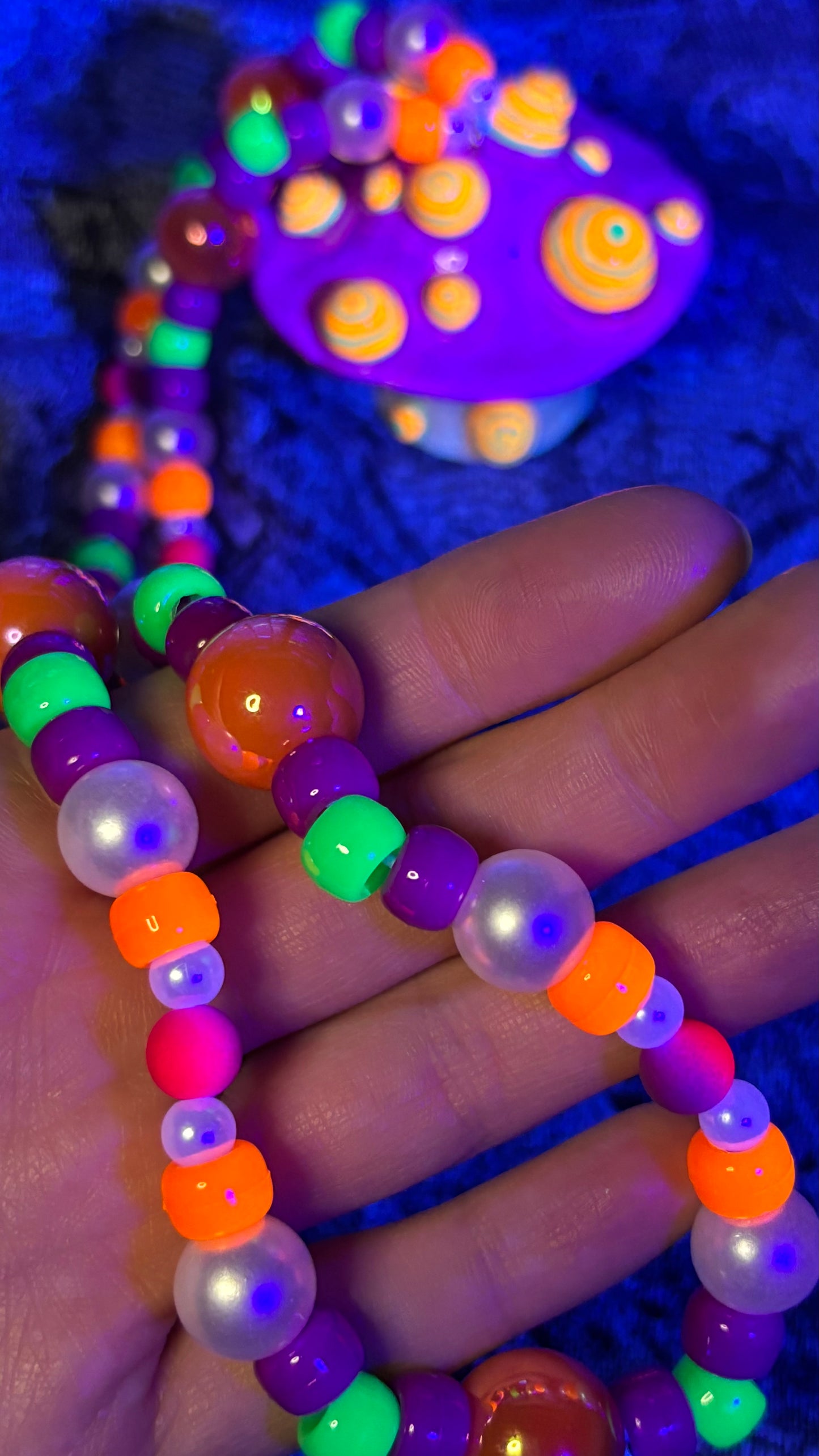 Lumpy Toxic Shroomie Stash Jar Necklace