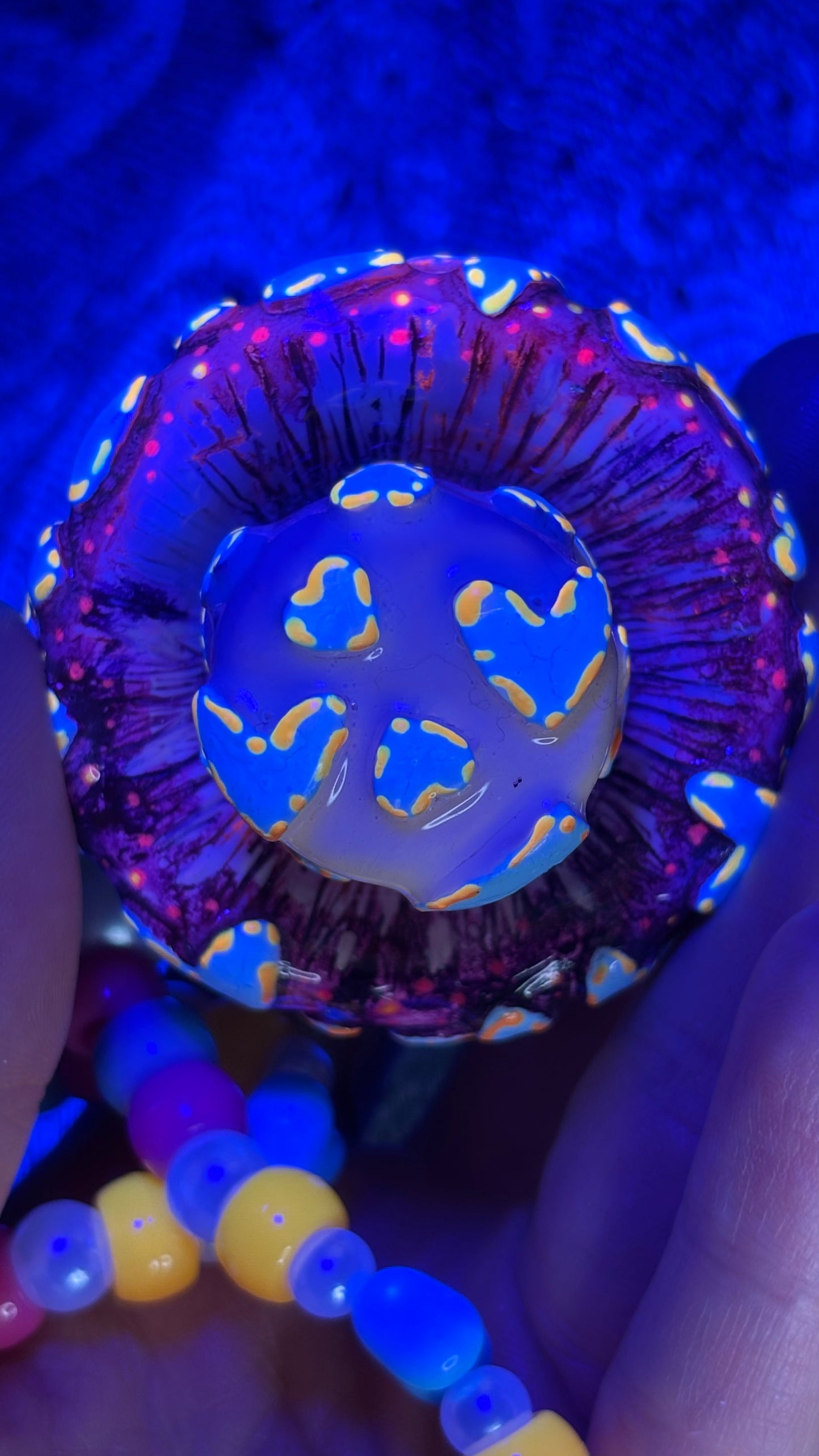 Stitched Heart Shroomie Stash Jar Necklace