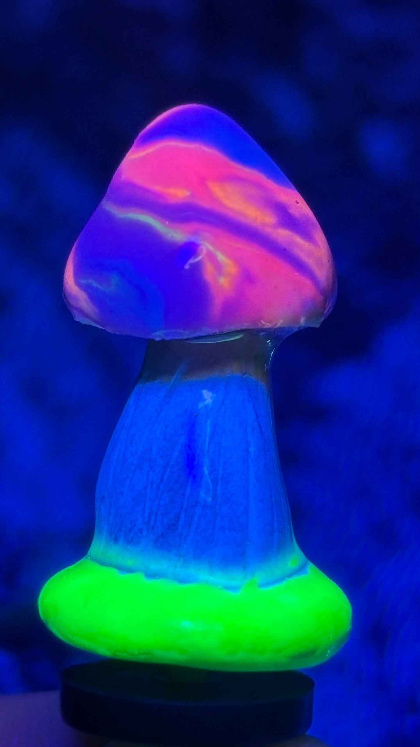 Tie-Dye Mushroom Pin
