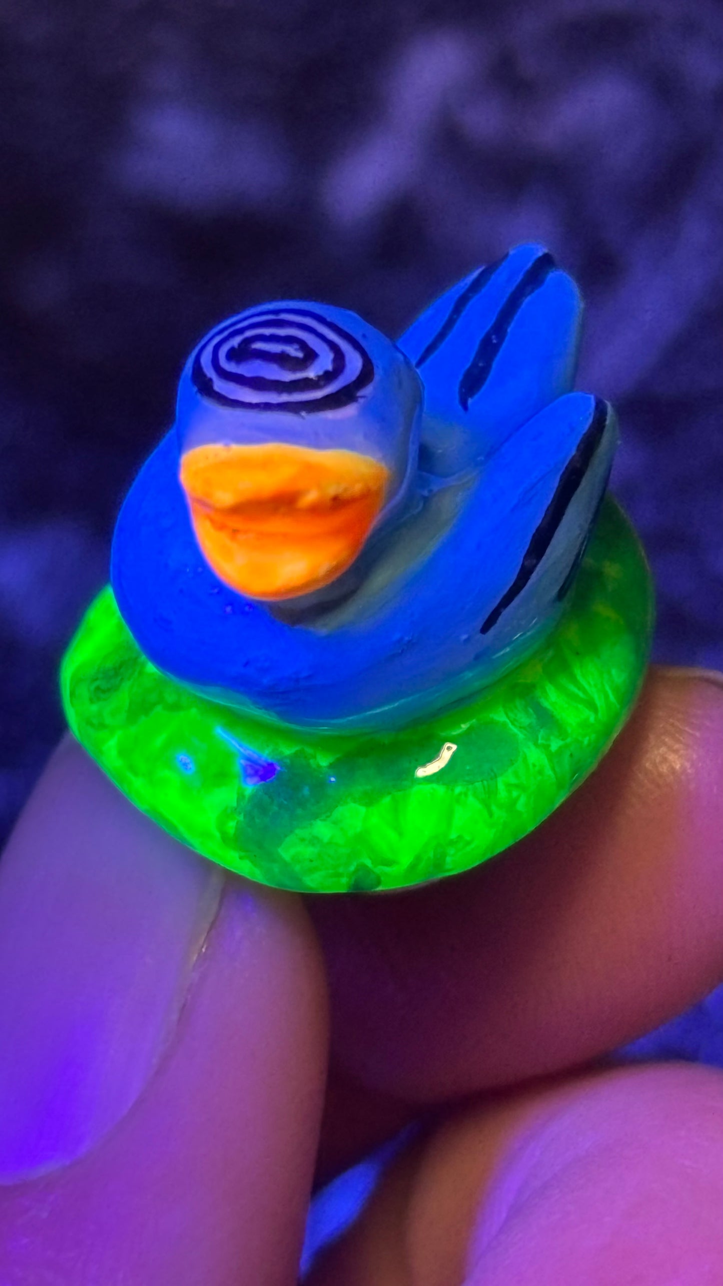 Blue Duckie Hat Pin