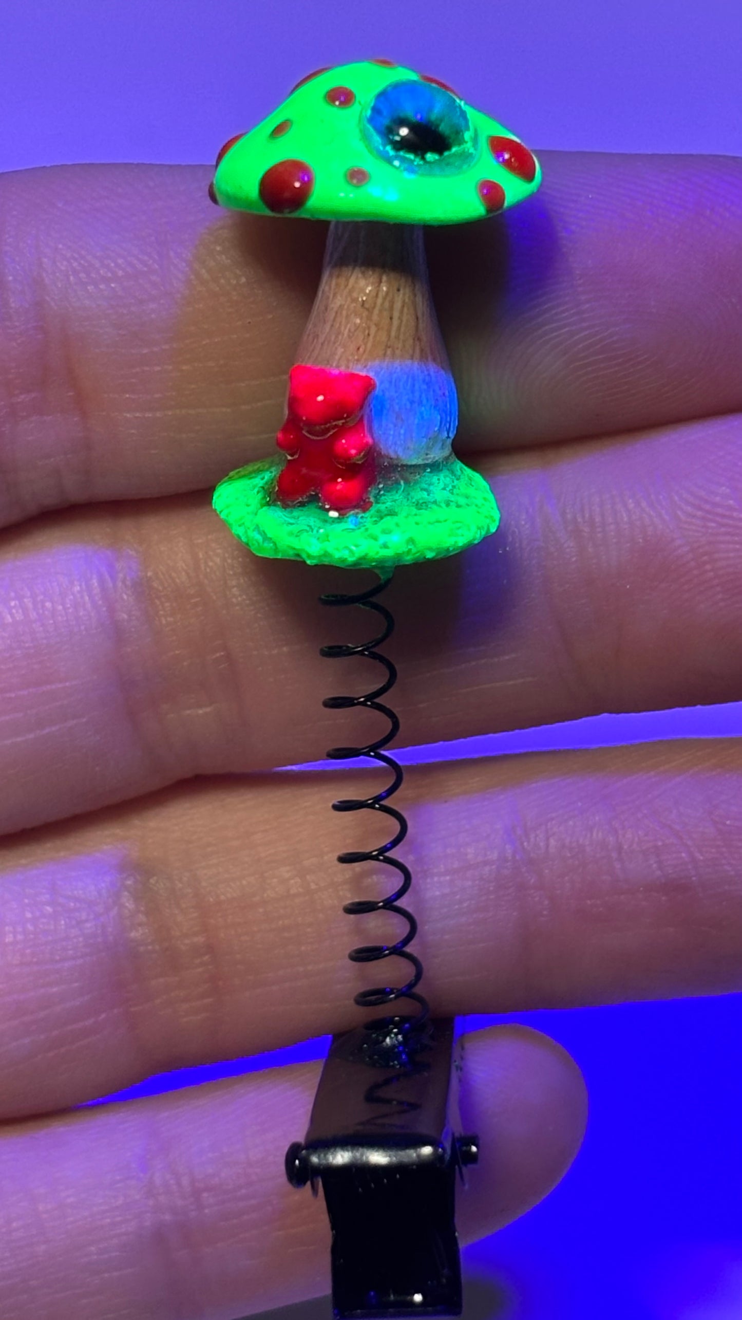 Mini Bear/Cyclops Mushroom Sprout Clips 🌱(Color Randomly Picked!)