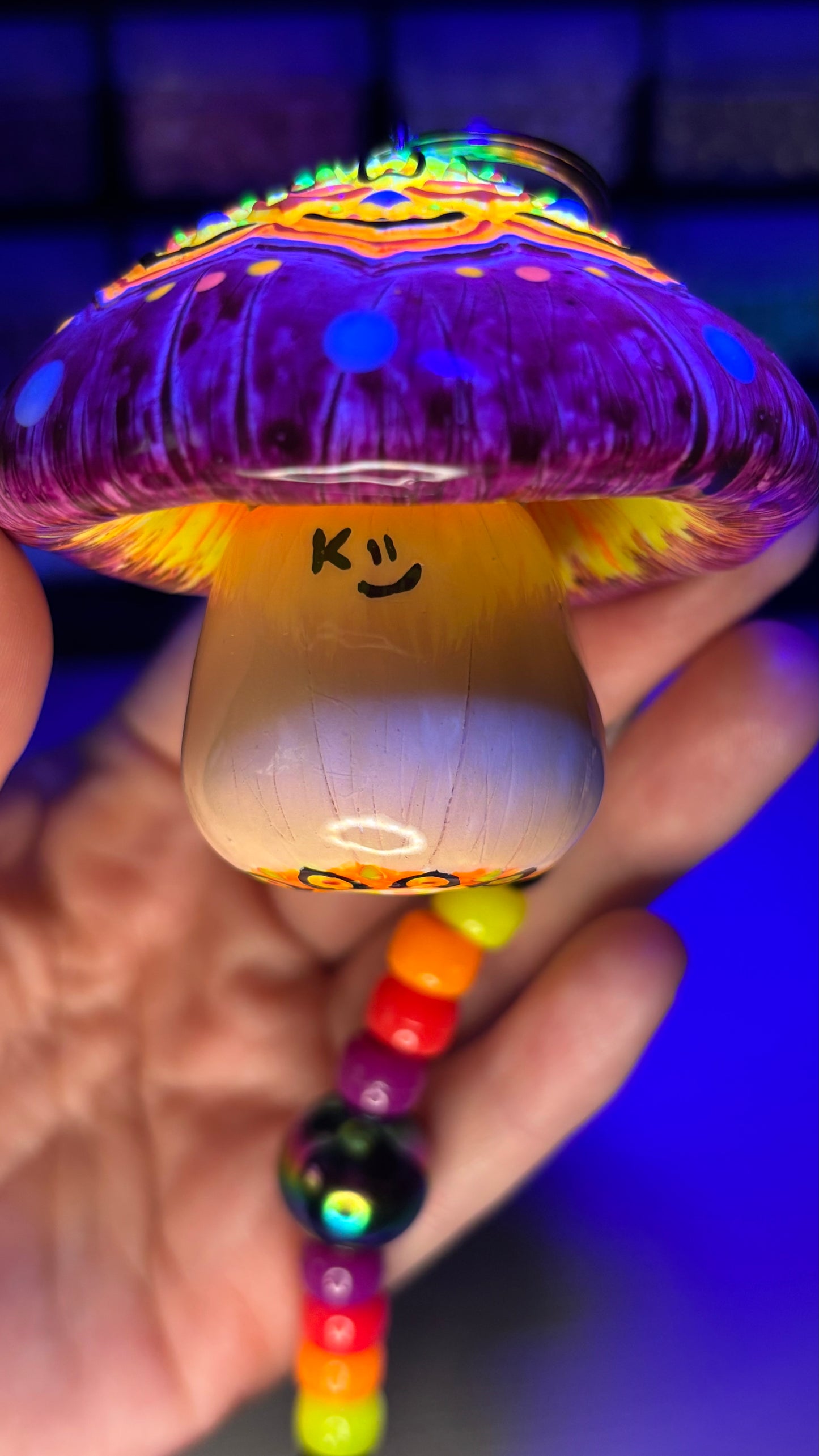 Sunny Mandala Shroomie Bag Charm (+Mandala Token)